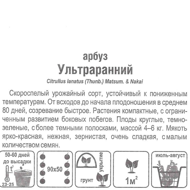 Арбуз Ультраранний(图2)