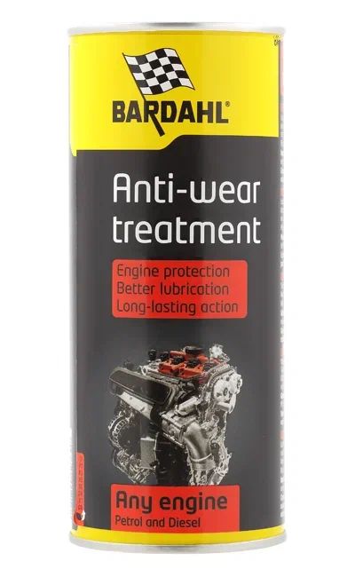 ПрисадкавмоторноемаслоBARDAHLENGINEANTIWEARTREATMENT400мл(арт.1216)