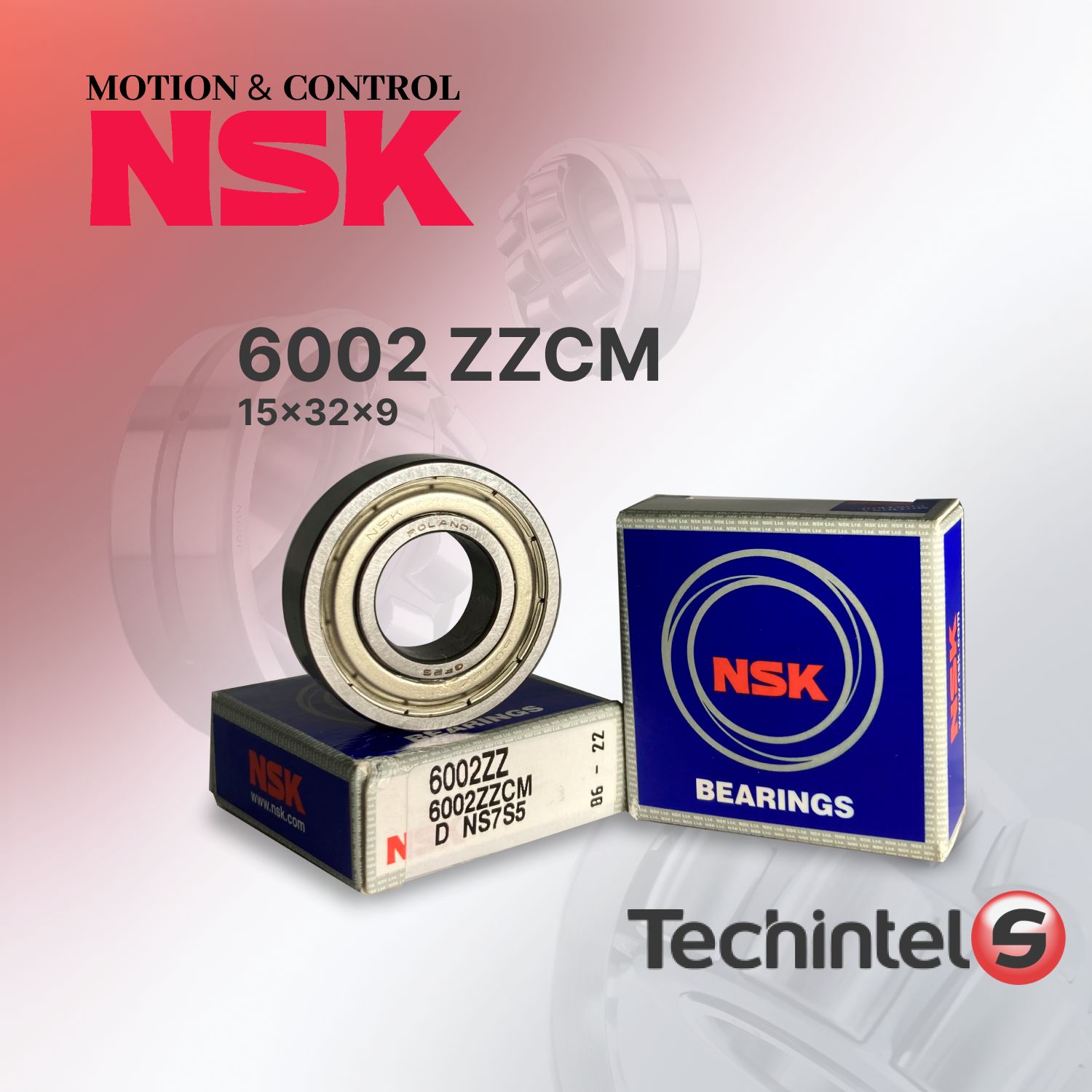 Подшипник NSK 6002 ZZCM 15х32х9