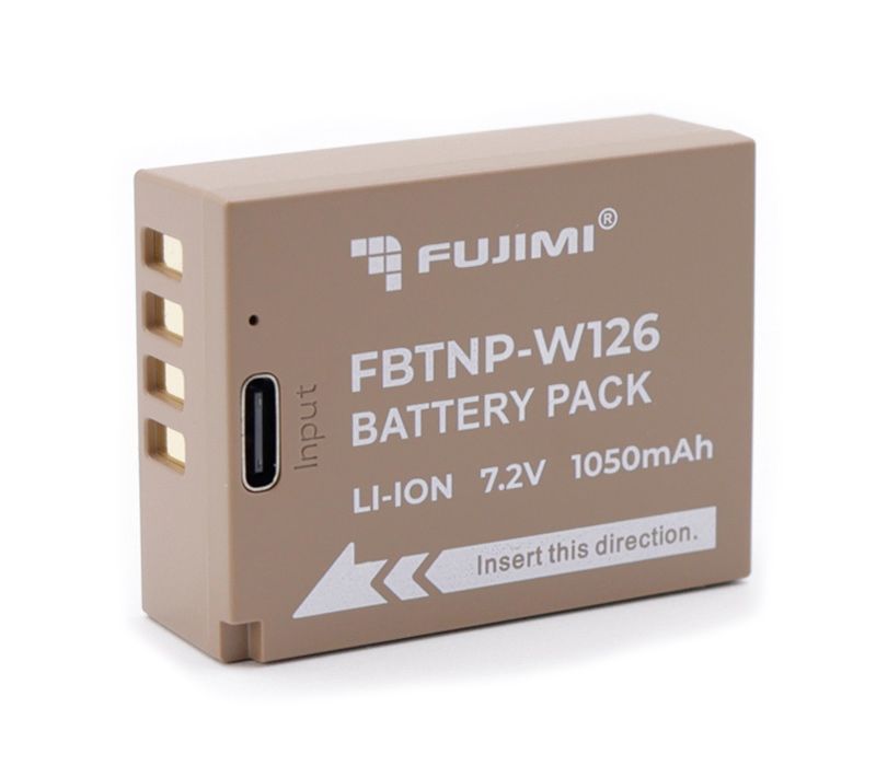 Аккумулятор Fujimi NP-W126 с портом USB Type-C (FBTNP-W126M)