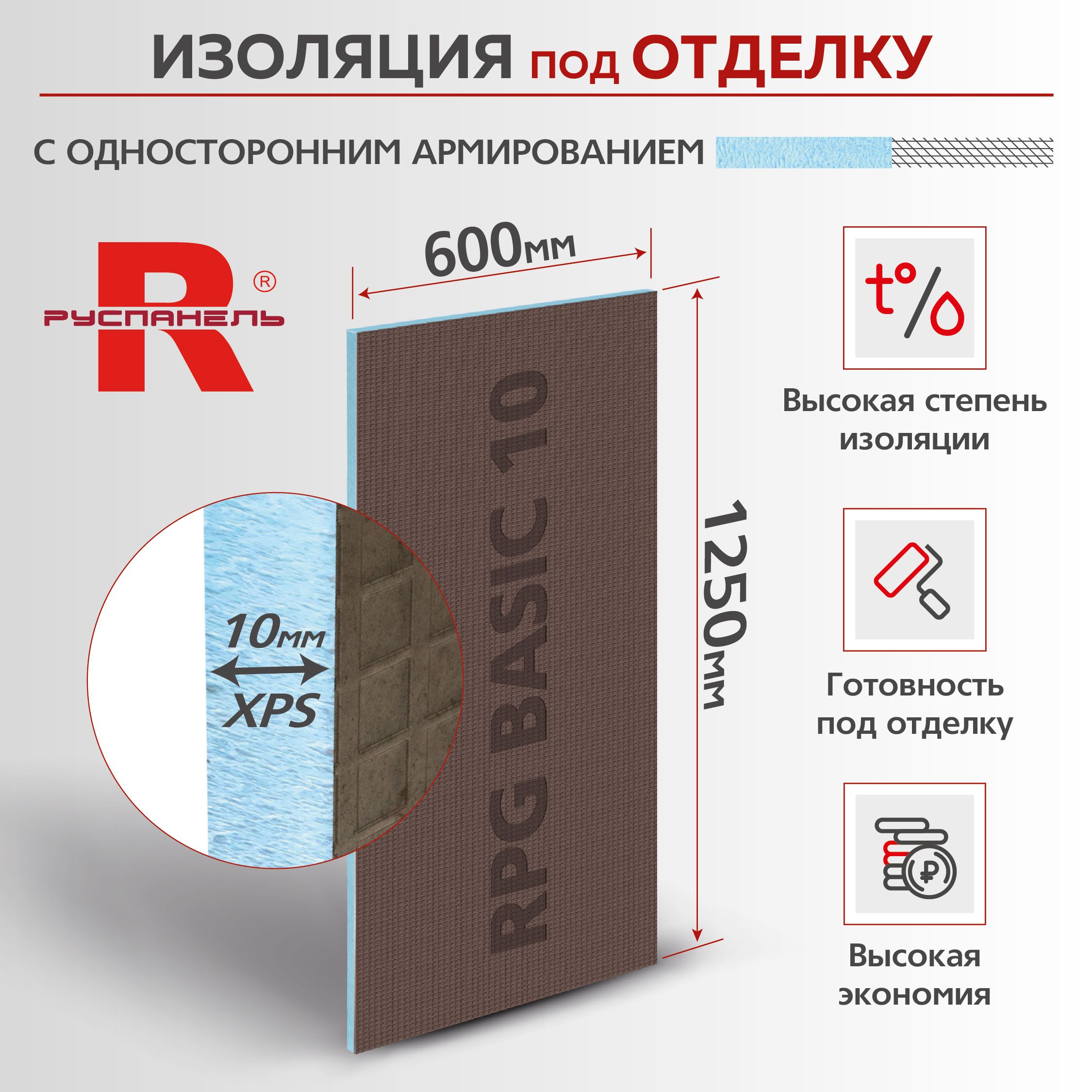 Материалы для дизайна стены - Теплоизоляционные материалы от компании Ruspanel