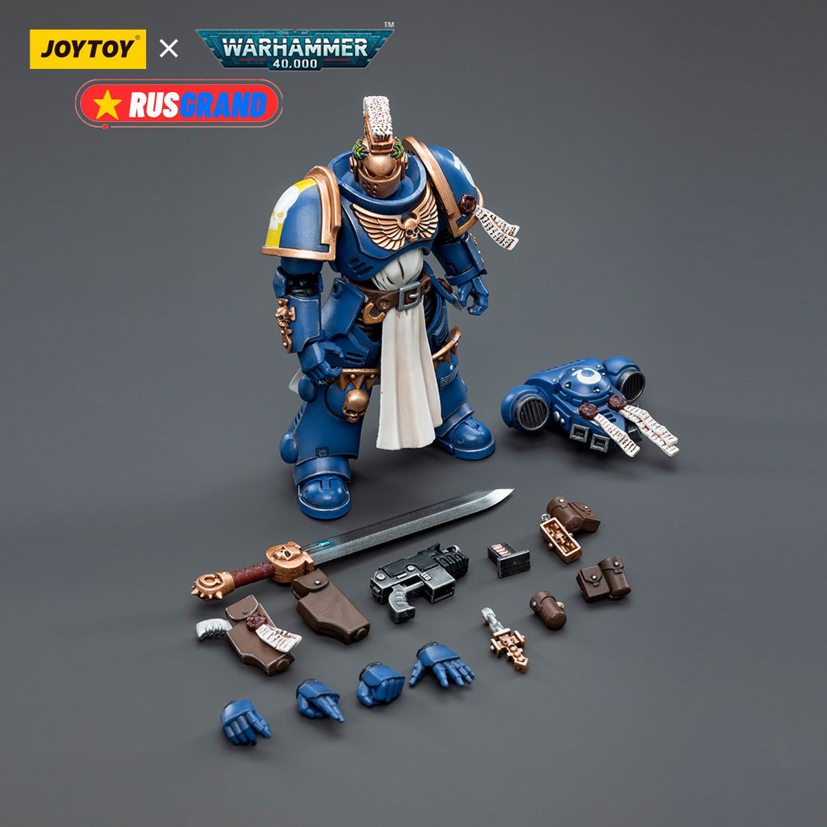 Подвижная фигурка JOYTOY Warhammer 40000 Ultramarines Primaris Company  Champion Brother Parnaeus - купить с доставкой по выгодным ценам в  интернет-магазине OZON (1297346189)