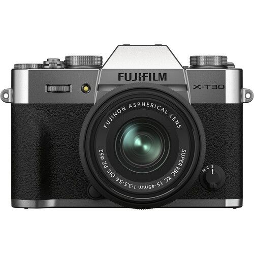 Fujifilm Компактный фотоаппарат FUJIFILM  X-T30  II       KIT  15-45     SILVER, серебристый