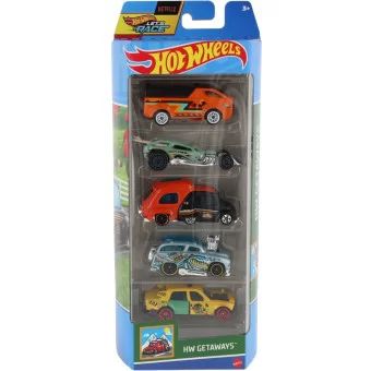 Подарочный набор Hot Wheels / Хот Вилс Базовые машинки 5 шт, 1806 HTV46