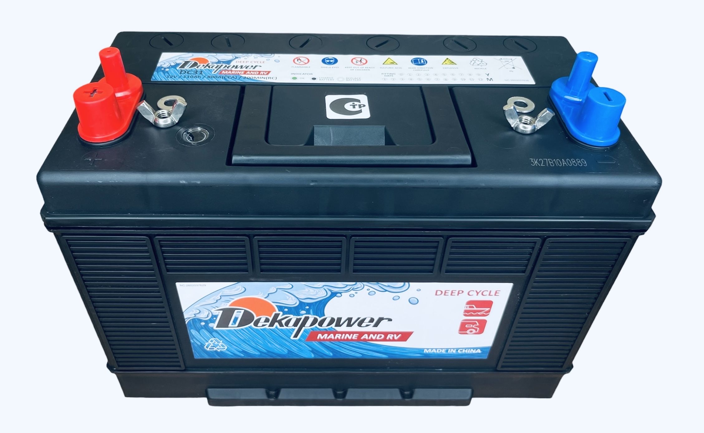 Аккумулятор для водной техники DekaPower DC_110 купить по выгодной цене в  интернет-магазине OZON (1113680588)