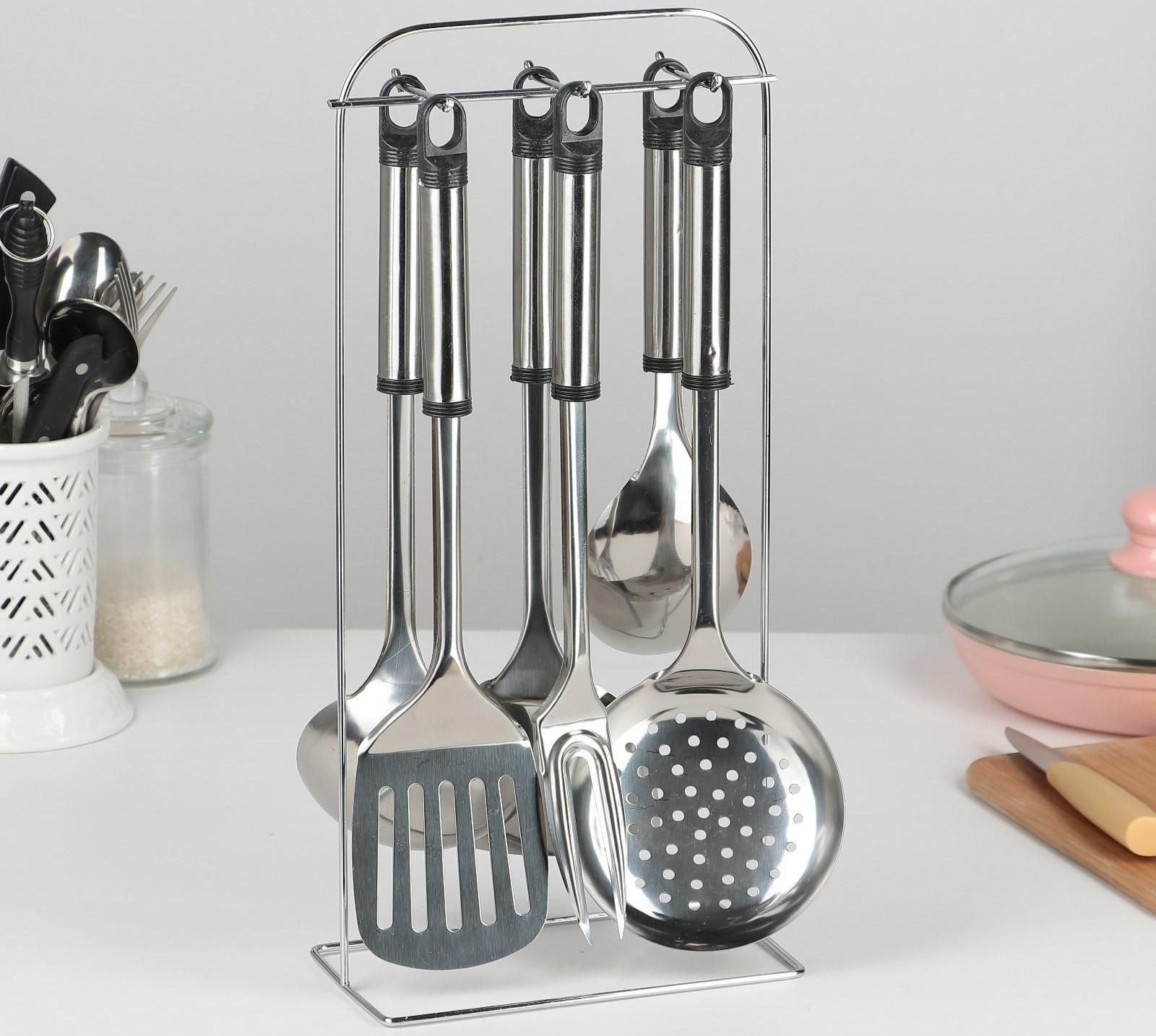 12 Pcs Kitchen Utensil Set for Cooking Baking & Mixing Non-Stick Wood/Silicone e