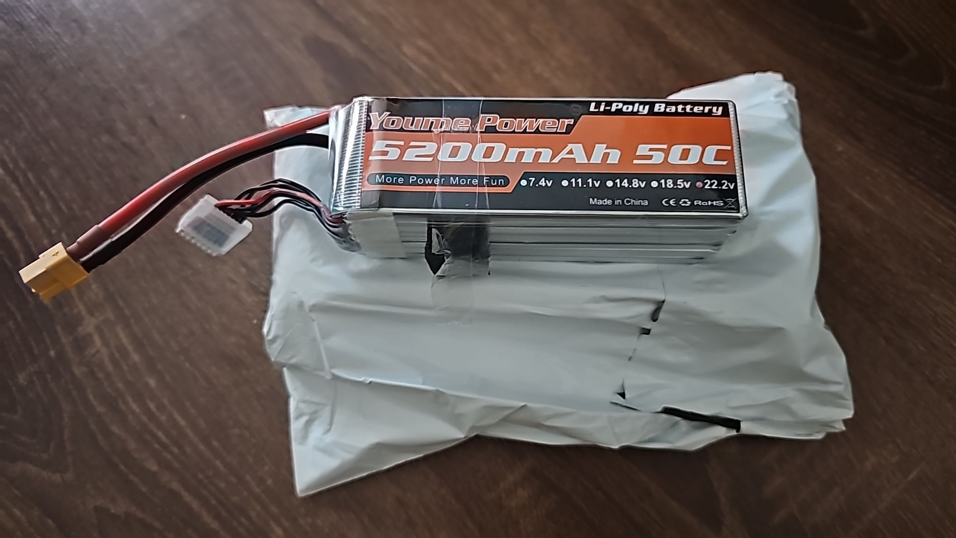 LIPO Литий-полимерный аккумулятор Youme Power 6S 5200mAh