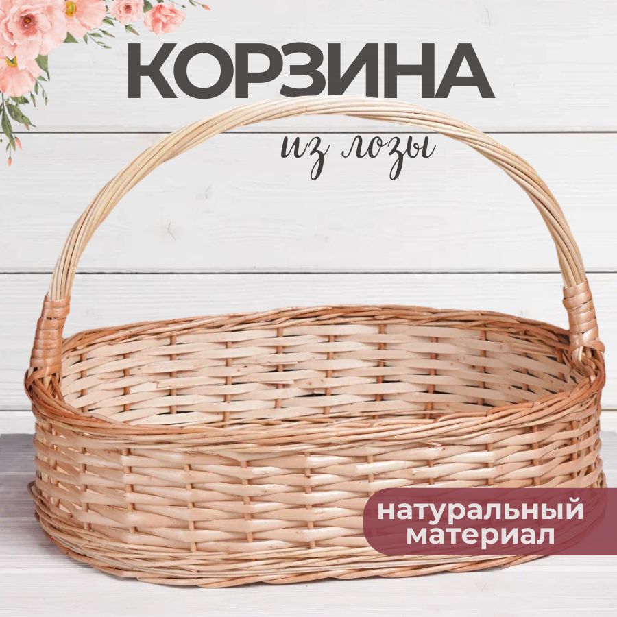 Корзина для хранения длина 38 см, ширина 28 см, высота 30 см.