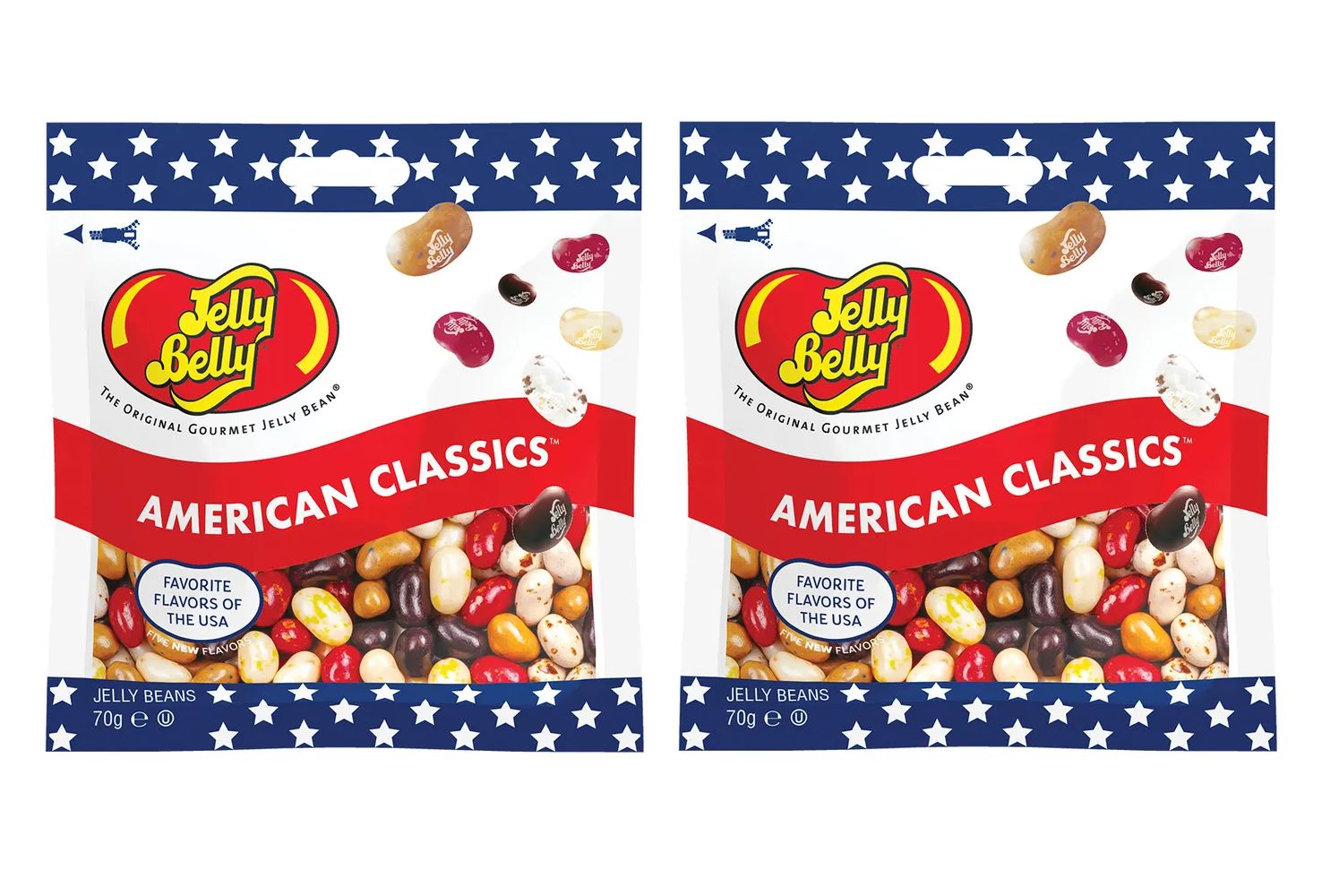 Жевательные конфеты Jelly Belly American Classic, 2 шт по 70 г