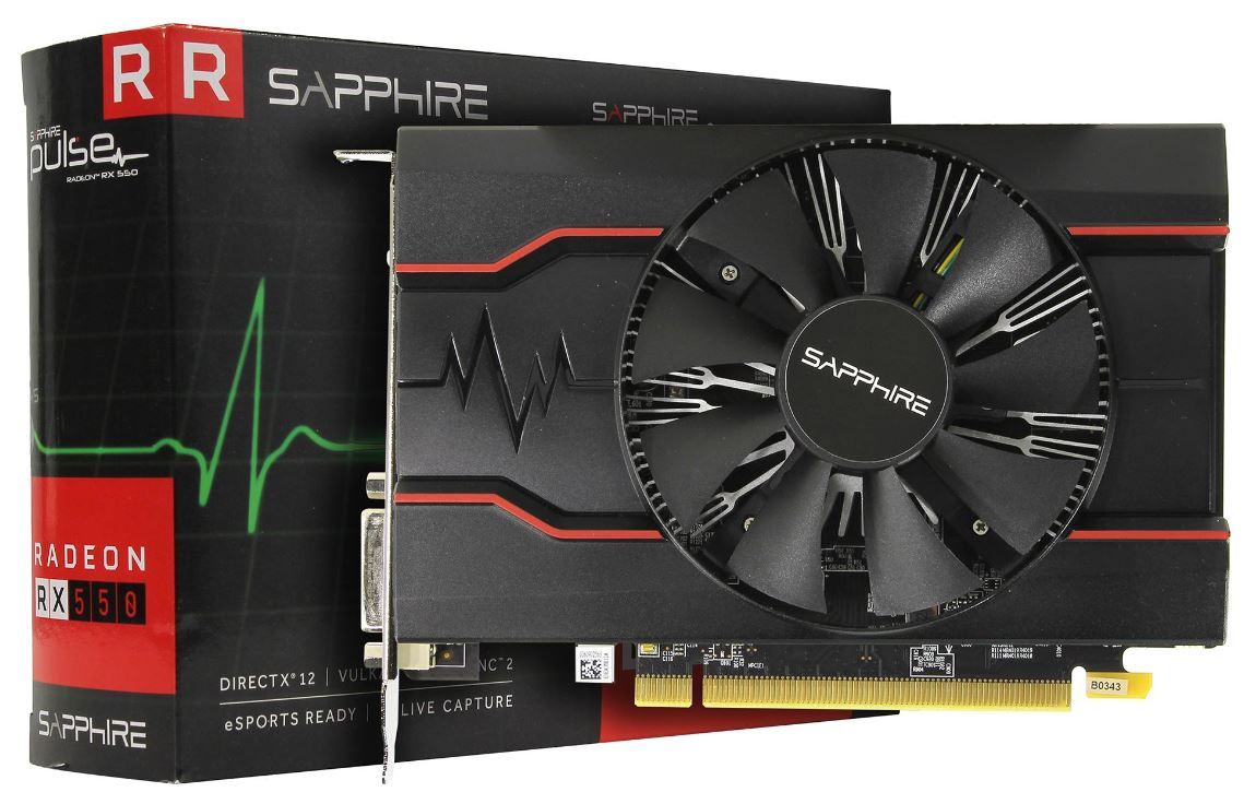 Видеокарта Sapphire Radeon RX 550, 4 ГБ - купить по низким ценам в  интернет-магазине OZON (1585088450)