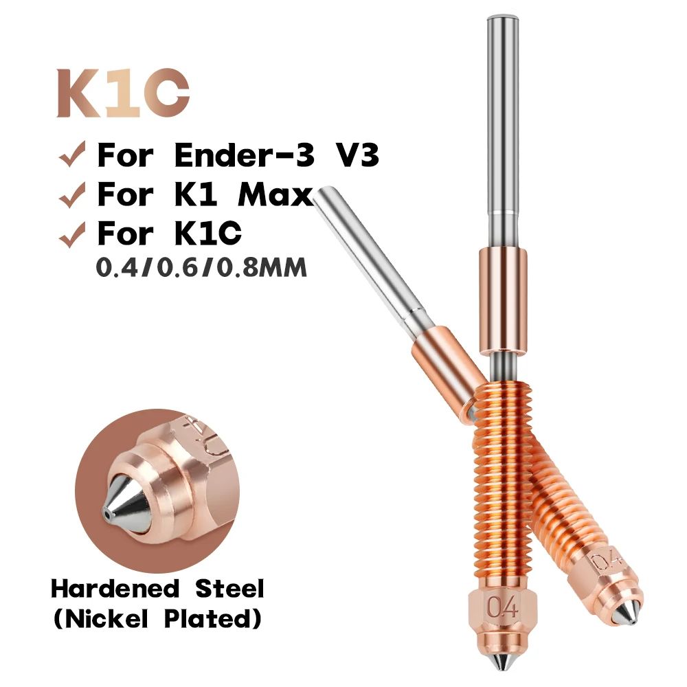 ДолотодляперфоратораOnePieceBrassNozzle-0.6mmK1CK1МаксЭндер-3V3Сопло