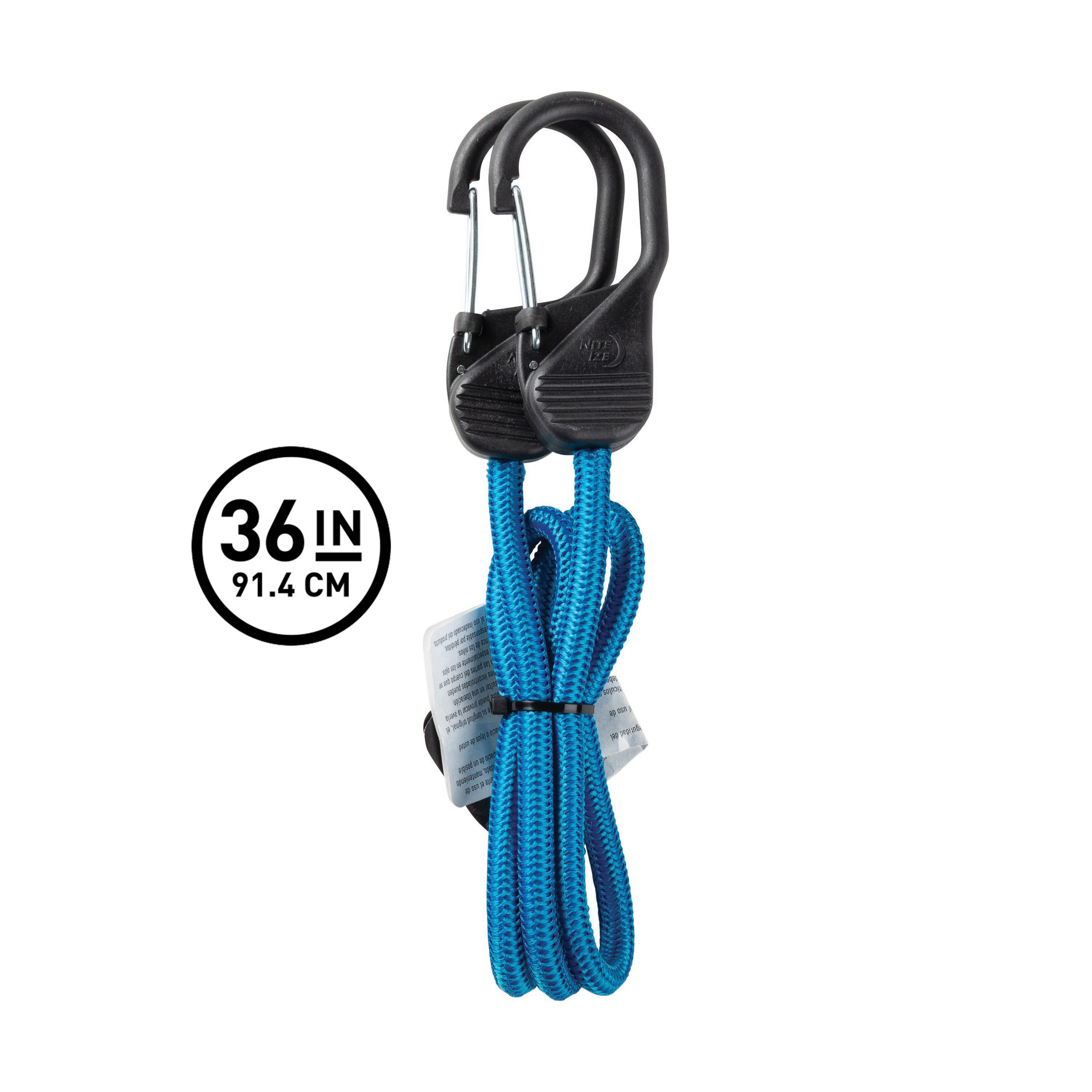 Эластичное крепление с карабином Nite Ize Slidelock Carabiner Bungee 36"