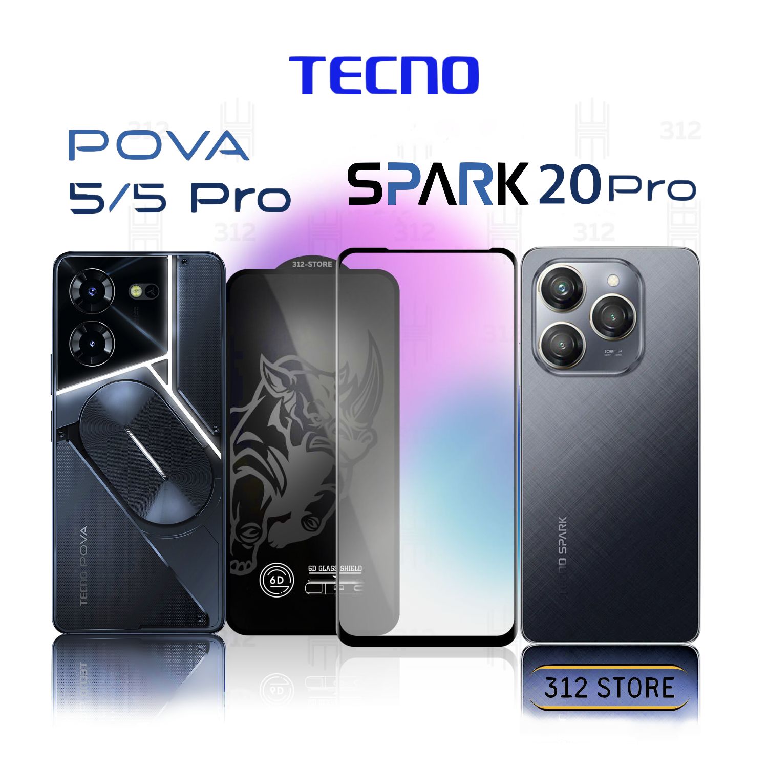 Tecno Spark 9 Pro Стекло Купить