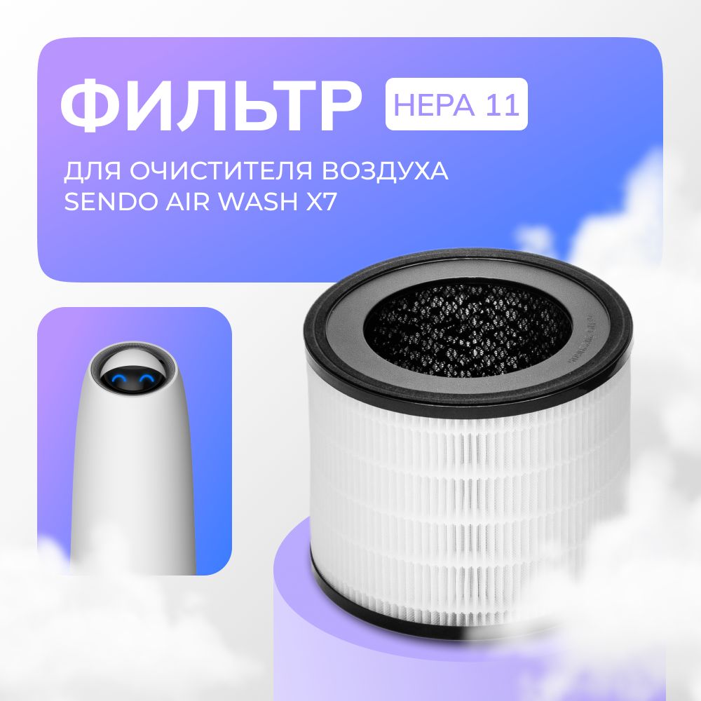 Фильтр HEPA 11 для очистителя воздуха SENDO Air Wash X7