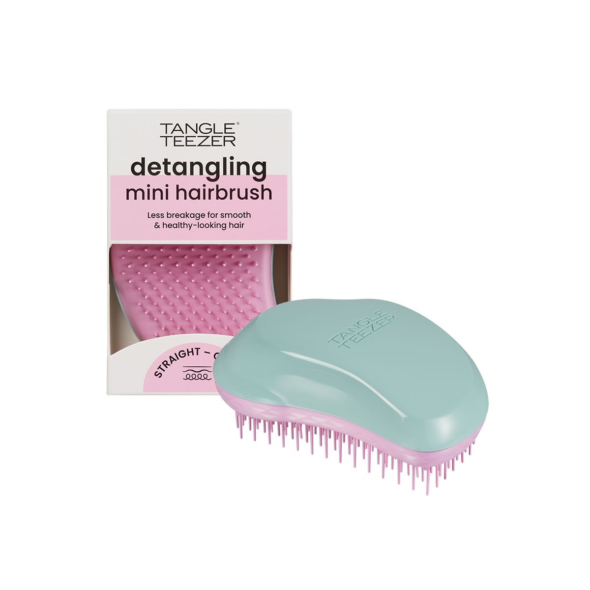 Расческа для волос Tangle Teezer The Original Mini Marine Teal & Rosebud