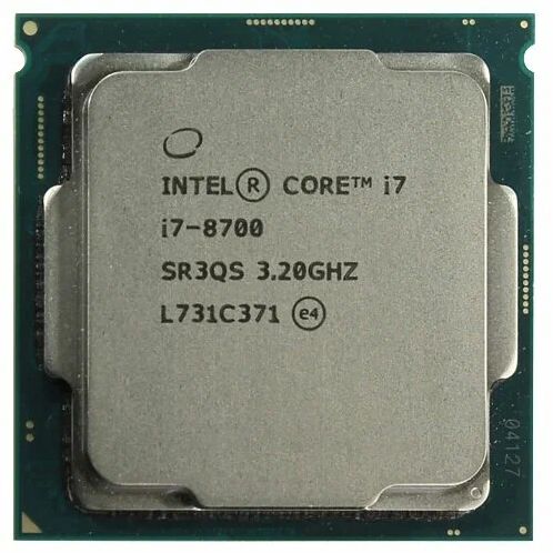 Intel Процессор i7-8700 (Гарантия 12 месяцев) OEM (без кулера)