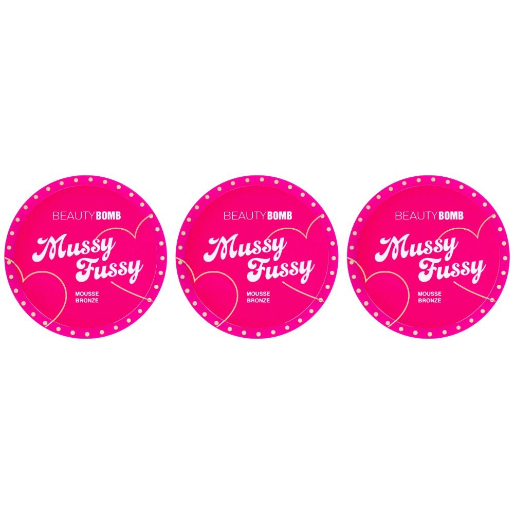 Beauty Bomb Бронзер муссовый Mussy Fussy 01 Коричневый, 3,5г, 3 шт