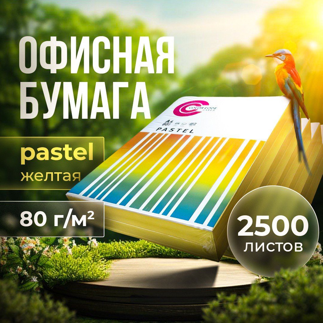 БумагаColorCodeформатаA4,плотность80г/м2,5штукпо500листов