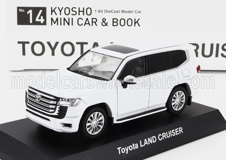 Модель коллекционная Toyota land cruiser zx 2021, white