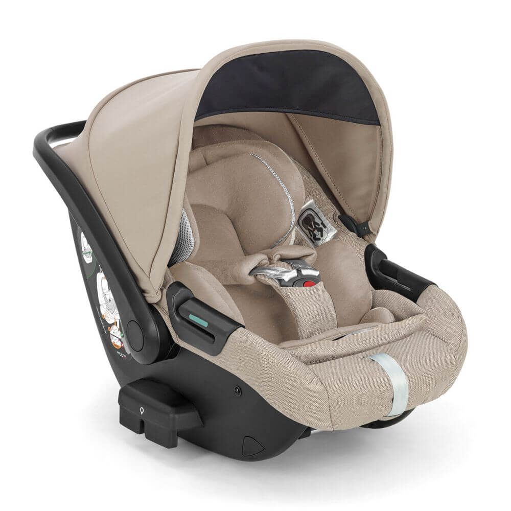 Детское автокресло автолюлька Inglesina Darwin Infant Recline гр 0+ расцветка Pashmina Beige