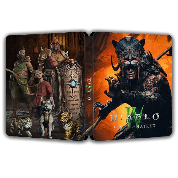 ONiFantasyBox(Толькостальнойкорпус,бездискасигрой)SteelbookDiabloIVD4VesselofHatredForPS4/PS5