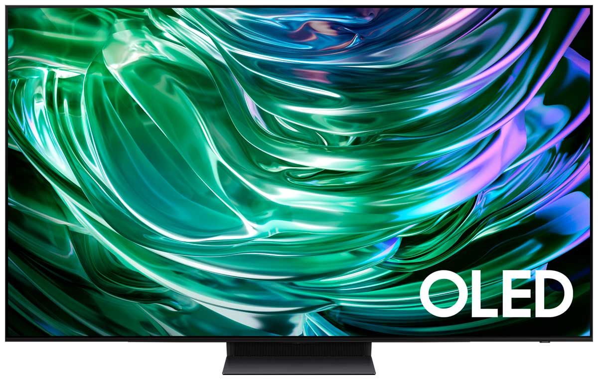 SamsungТелевизорQE55S90DAUXRU55"4KHDR,черный