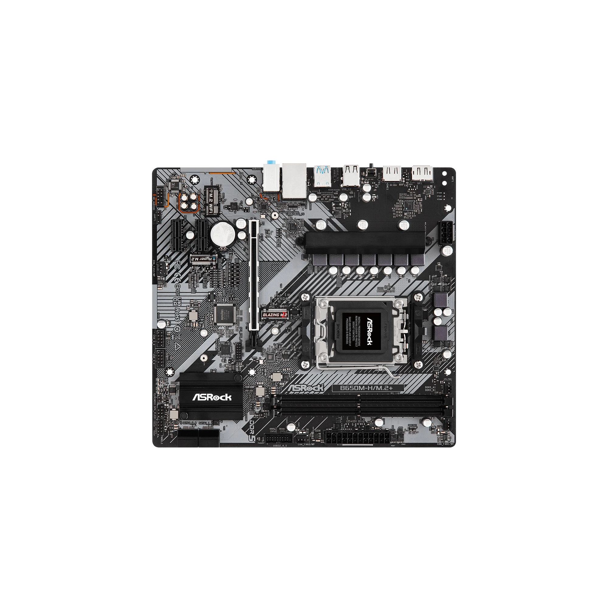 Материнская плата Asrock B650M-H/M.2+, SocketAM5, AMD B650, mATX