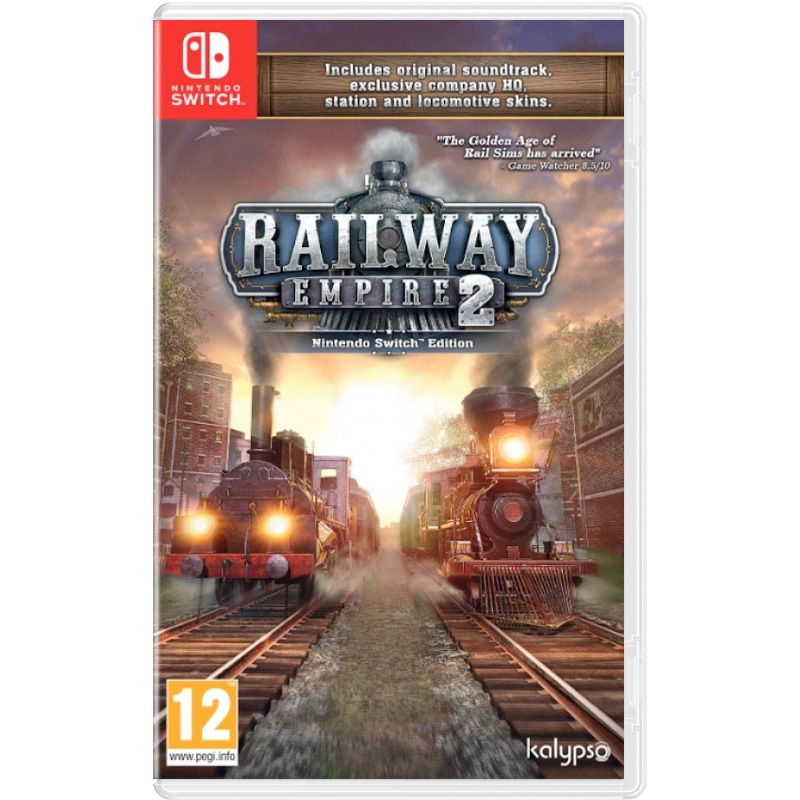 Игра Railway Empire 2 - Deluxe Edition Switch, русские субтитры (Nintendo Switch, Русские субтитры)