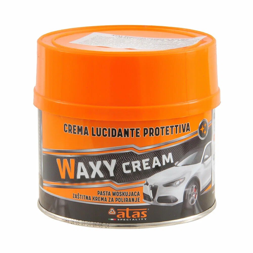 Atas Полироль автомобильная waxy cream, 250 мл