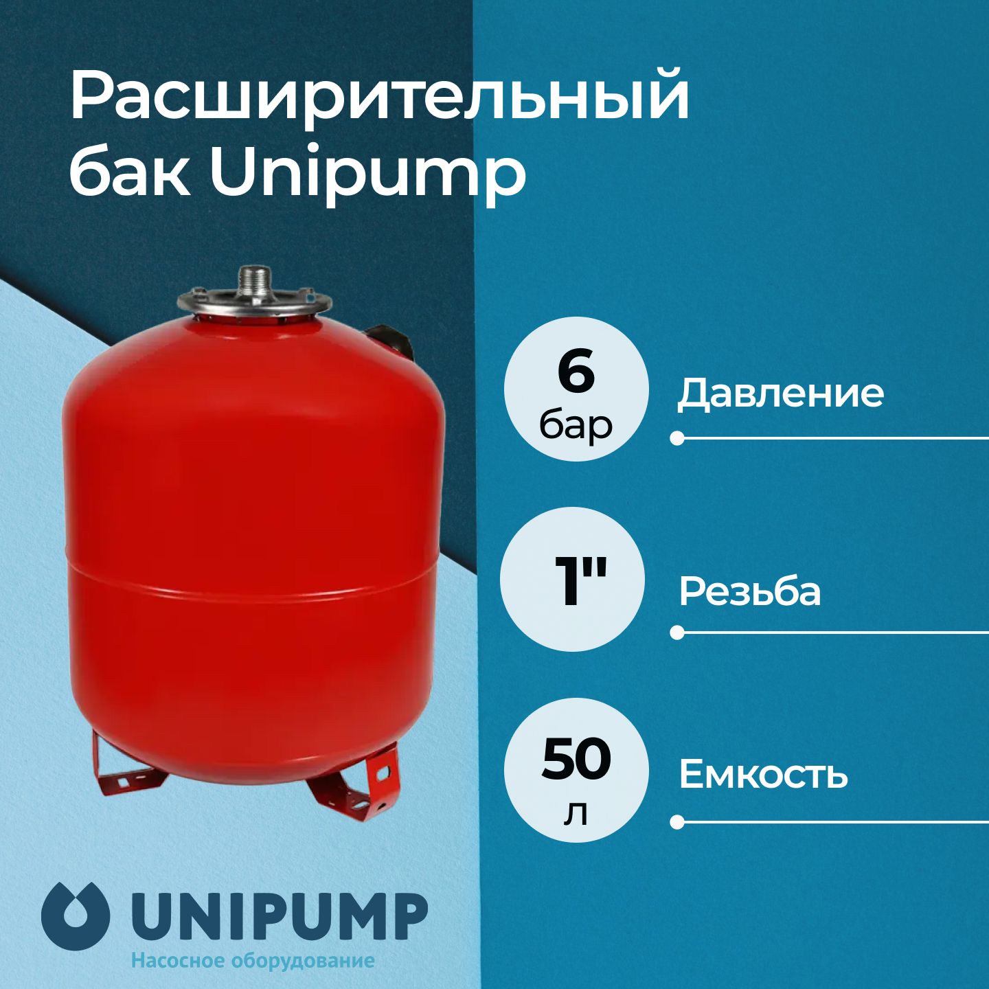 РасширительныйбакUnipump50л