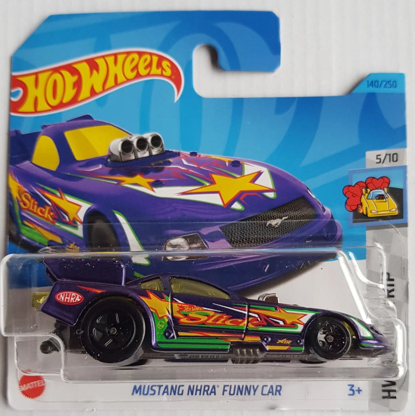 Машинка Хотвилс игрушка коллекционная Hot Wheels MUSTANG NHRA FUNNY CAR 5785_HKH30