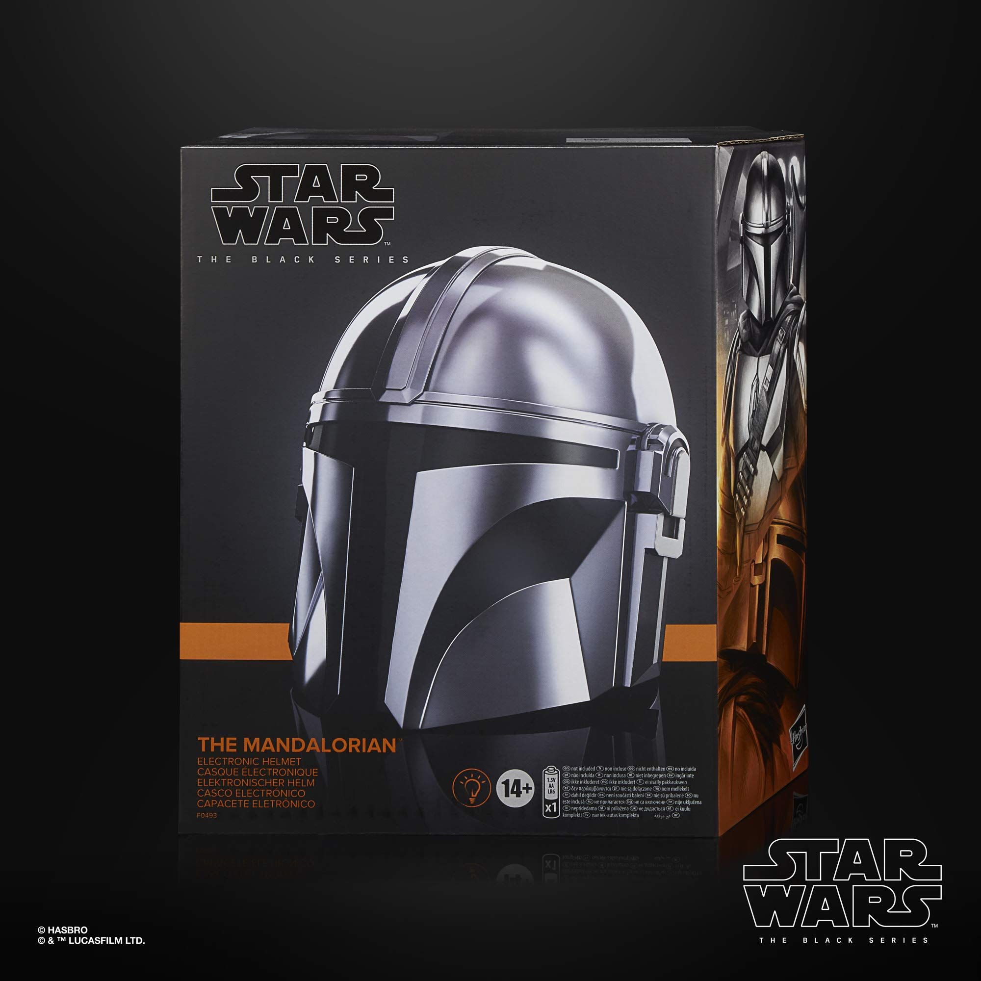 Star Wars The Mandalorian Electronic Helmet The Black Series Sealed in Box outlet