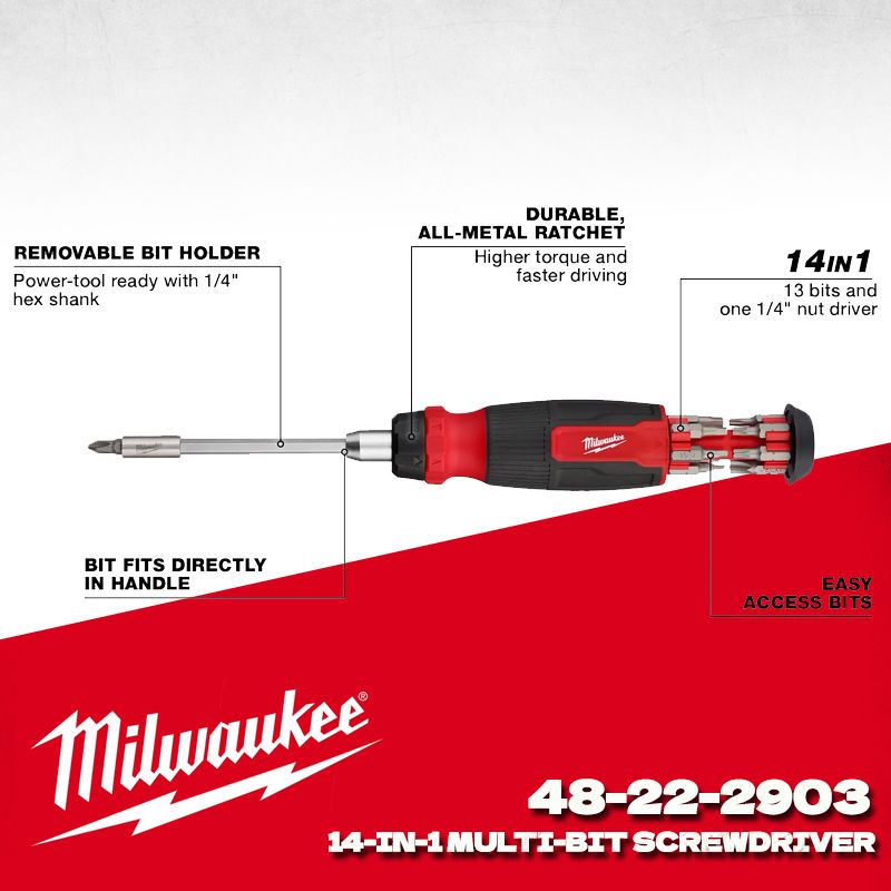 храповоймногопозиционныйотвертка48-22-2903Milwaukee