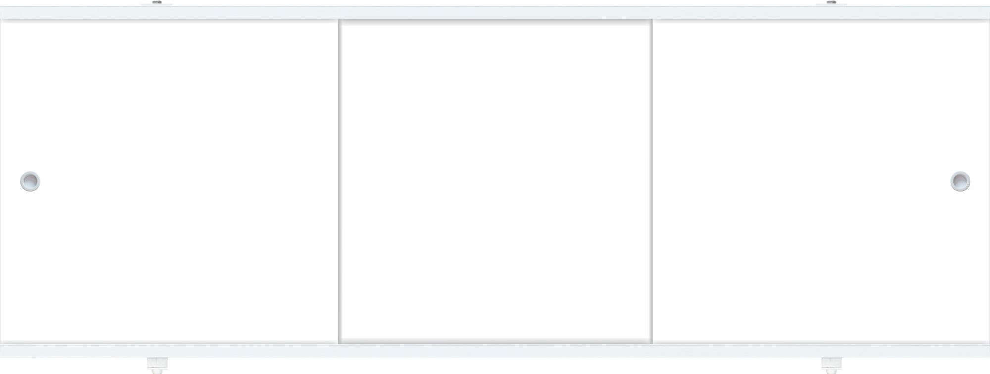Экран раздвижной под ванну "ПРЕМИУМ А" Метакам "Белый" 148 см