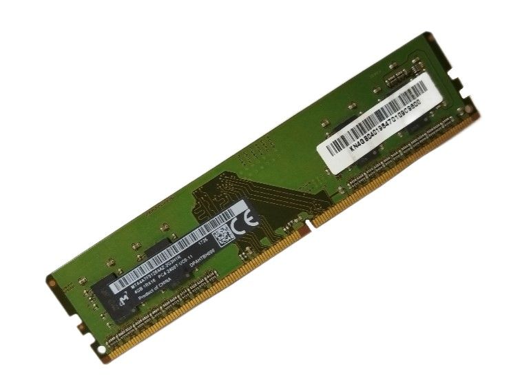 MicronОперативнаяпамятьдлякомпьютераDDR4PC192002400Mhz1x4ГБ(МодельMTA4ATF51264AZ-2G3H1)