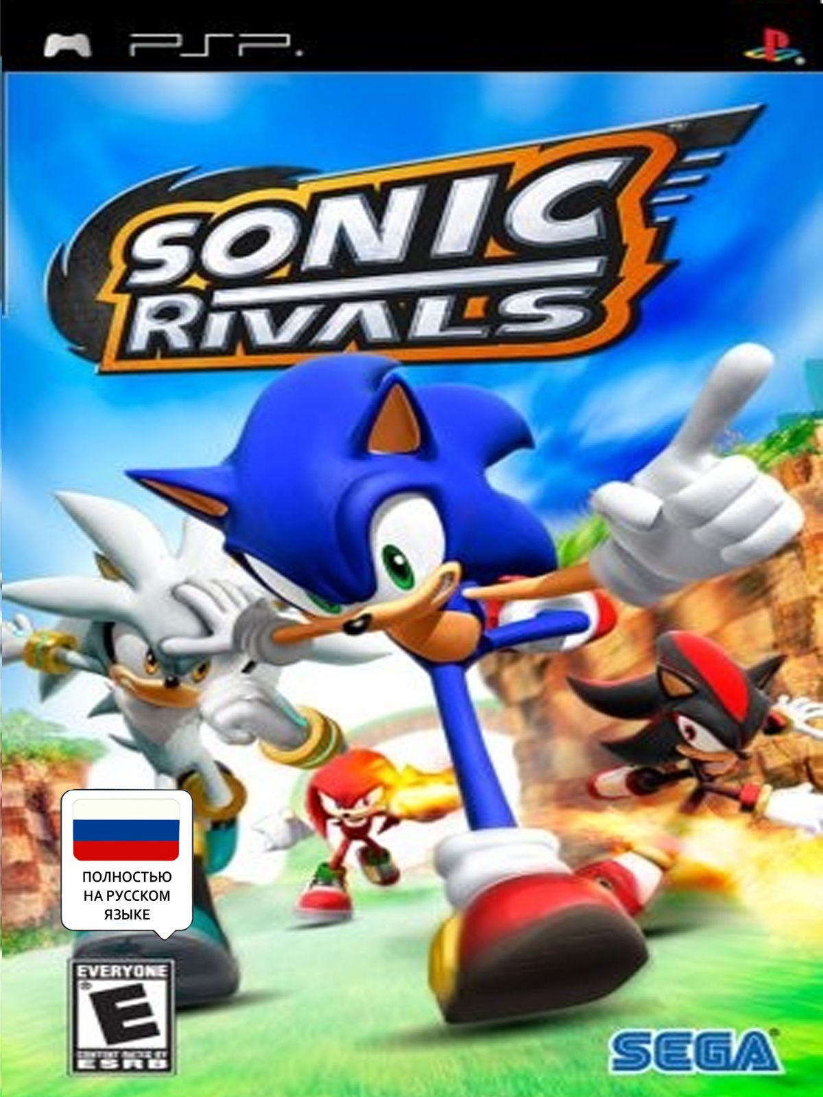 Sonic Rivals Полностью на русском Видеоигра на диске PSP ULES 00622. Товар уцененный