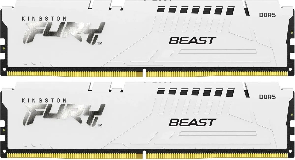 Kingston Fury Оперативная память Fury Beast DDR5 6000 МГц 2x16 ГБ (KF560C30BWK2-32)