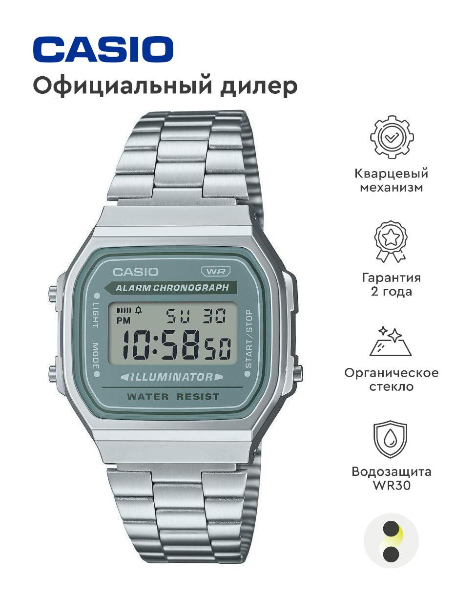 МужскиенаручныечасыCasioCollectionA-168WA-3A