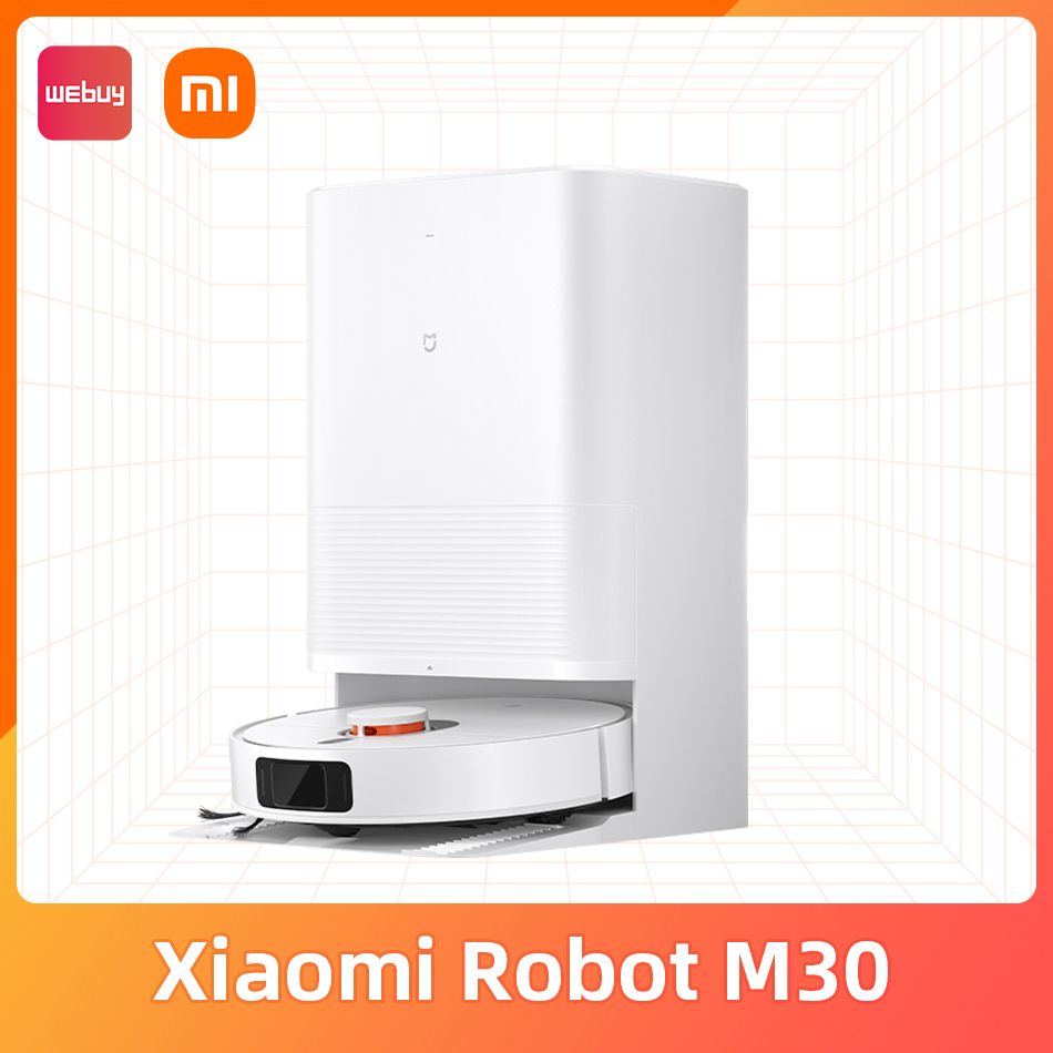 XiaomiРобот-пылесосXiaomiRobotM30(D102)ПодметаниеуборкаУмнаяАвтоматическая,белый,светло-бежевый