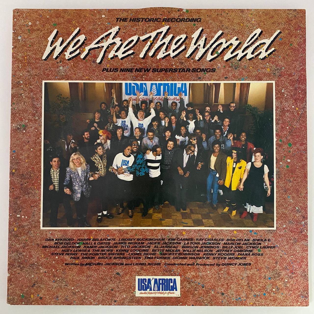 Пластинка виниловая USA For Africa "We Are The World" (LP/85/EU) (NM/EX+)