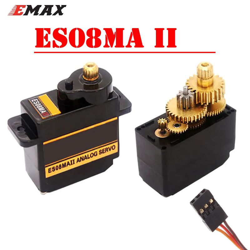 EMAX ES08MA II 12g 1.8 кг / 10sec Аналитический сервопривод металлической шестерни