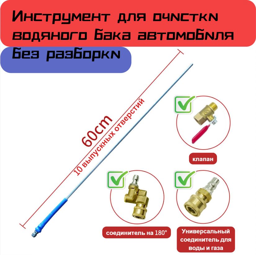 Насадка для мойка радиатора без снятия Легион Стандарт (60 см) для аппарата Karcher