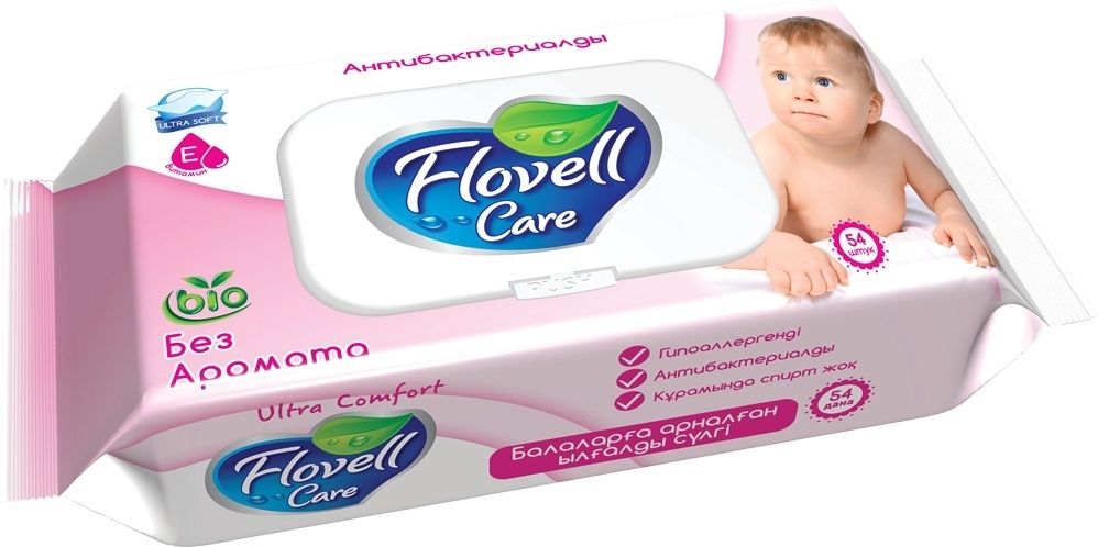 Flovell Care Влажные салфетки