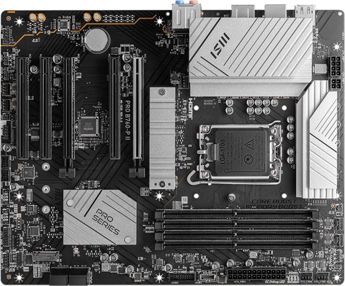 МатеринскаяплатаMSIPROB760-PIISoc-1700IntelB7604xDDR5ATXAC978ch(7.1)2.5Gg+HDMI+DP