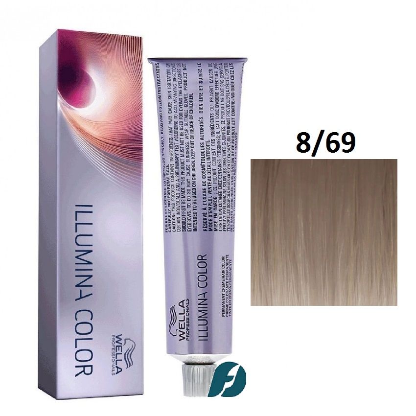 Wella Professionals Illumina Color 8/69 Крем-краска для волос - Светлый блонд фиолетовый сандре, 60мл