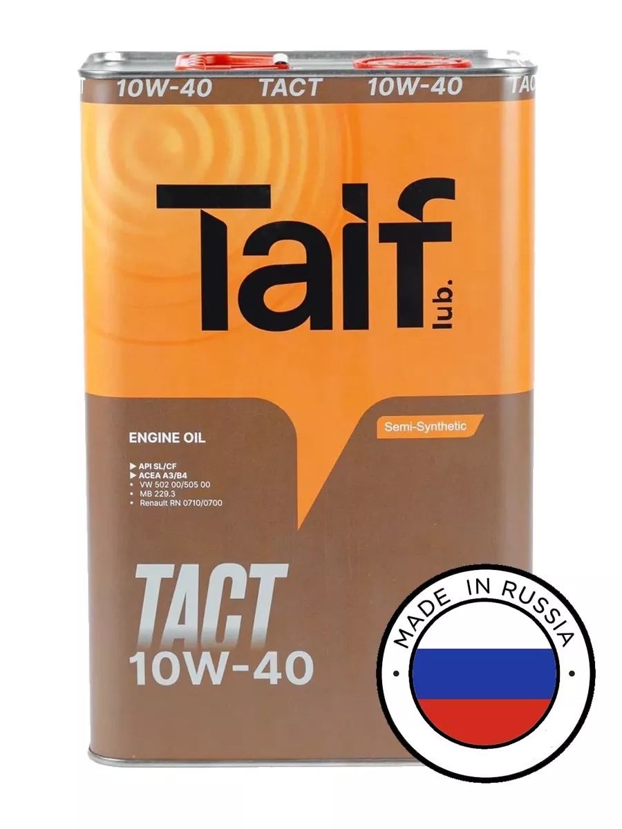 TAIFTact10W-40Масломоторное,Синтетическое,4л