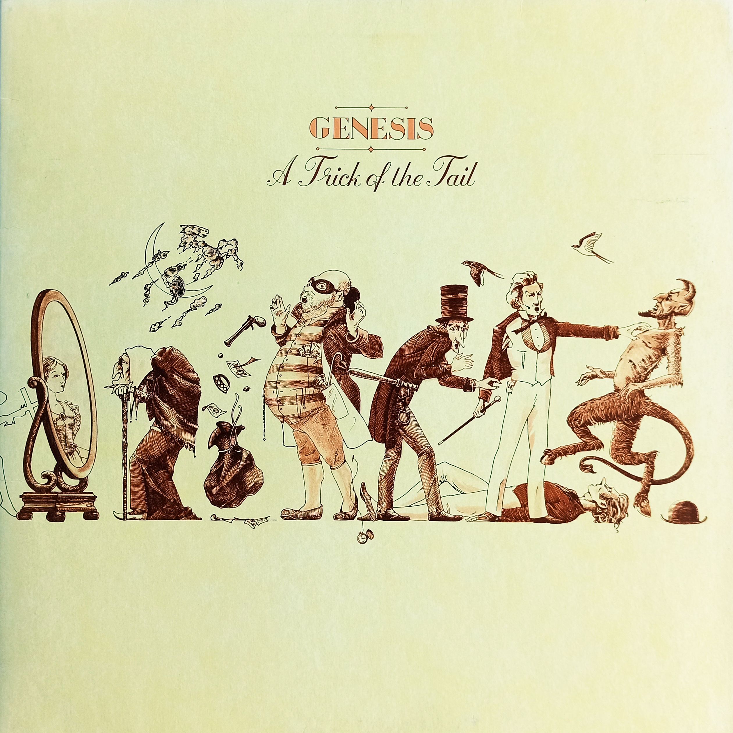 Genesis - A Trick Of The Tail (UK, 1976) LP, EX+, виниловая пластинка