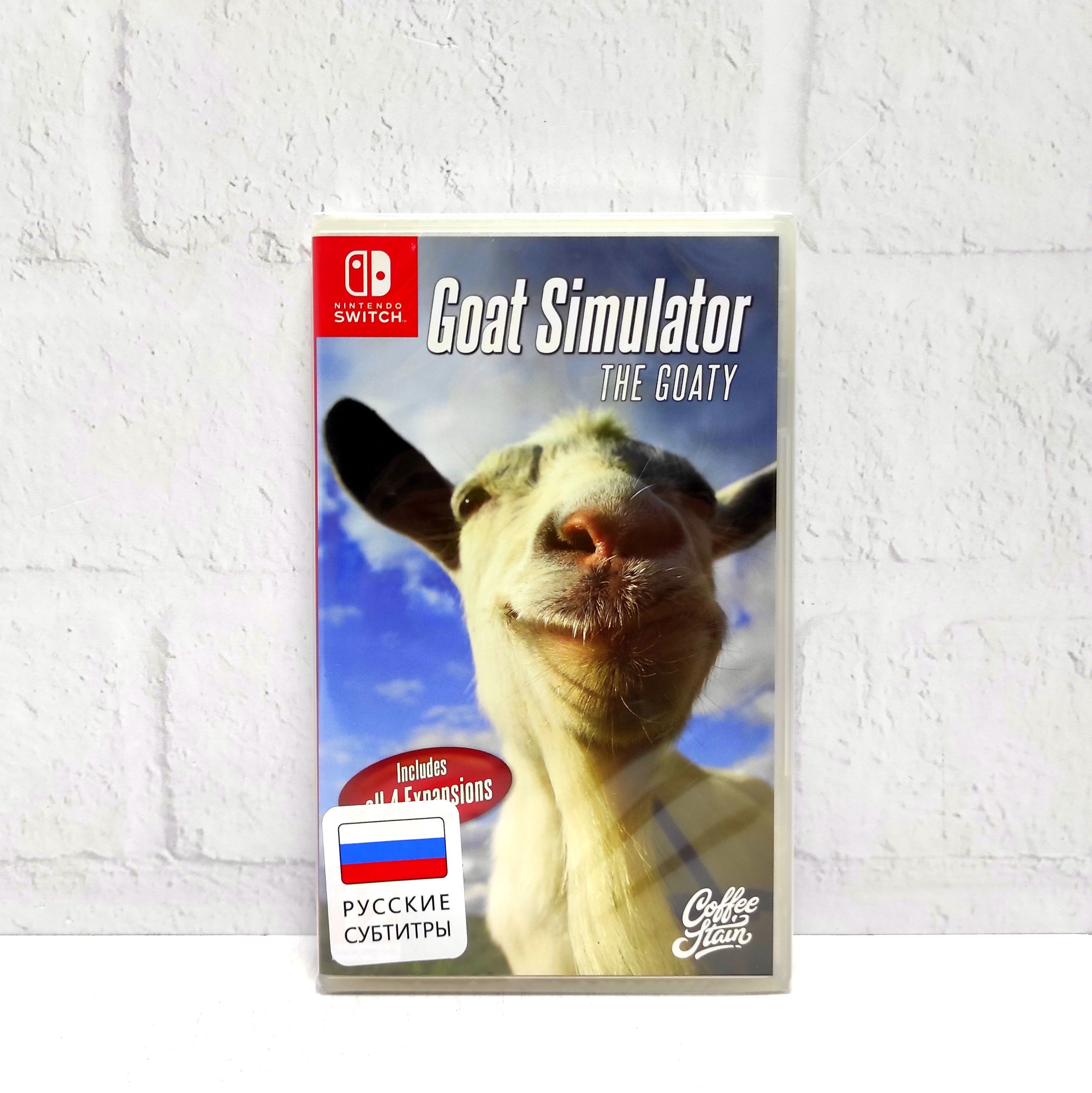 Goat Simulator The Goaty Русские субтитры Видеоигра на картридже Nintendo Switch