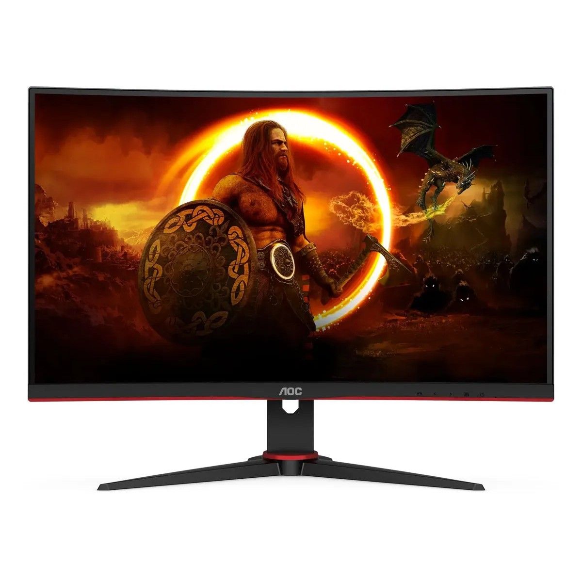 AOC27"МониторC27G2E,VA,1920x1080,165Гц,черный