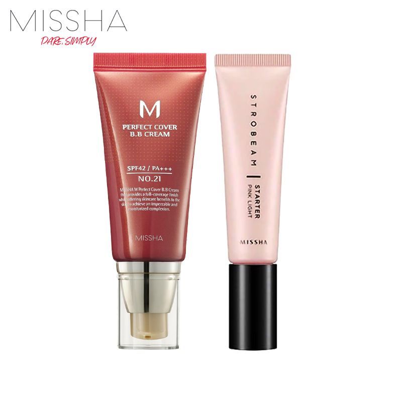 MISSHA Тональный ББ крем для лица M Perfect Cover BB Cream 50 мл SPF42/PA+++,21# Light Beige